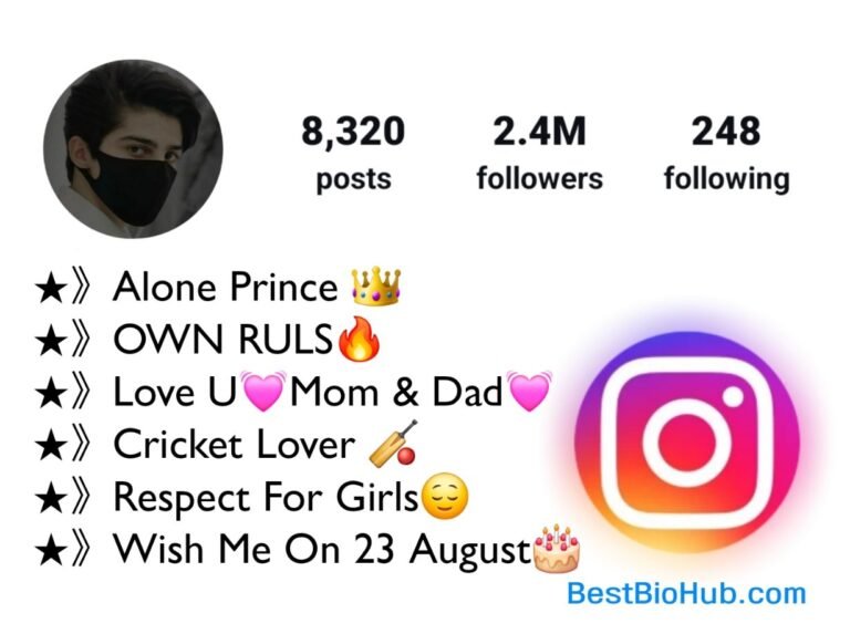 Alone Bio For Instagram