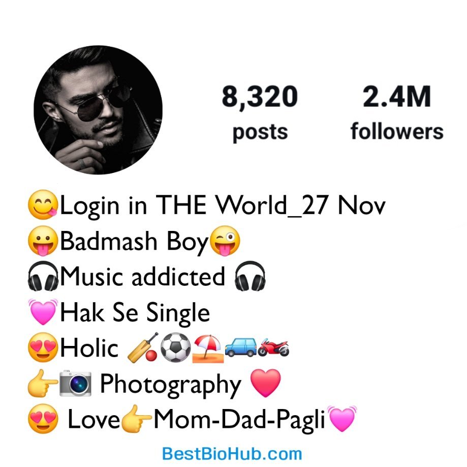 Bio For Instagram For Boys