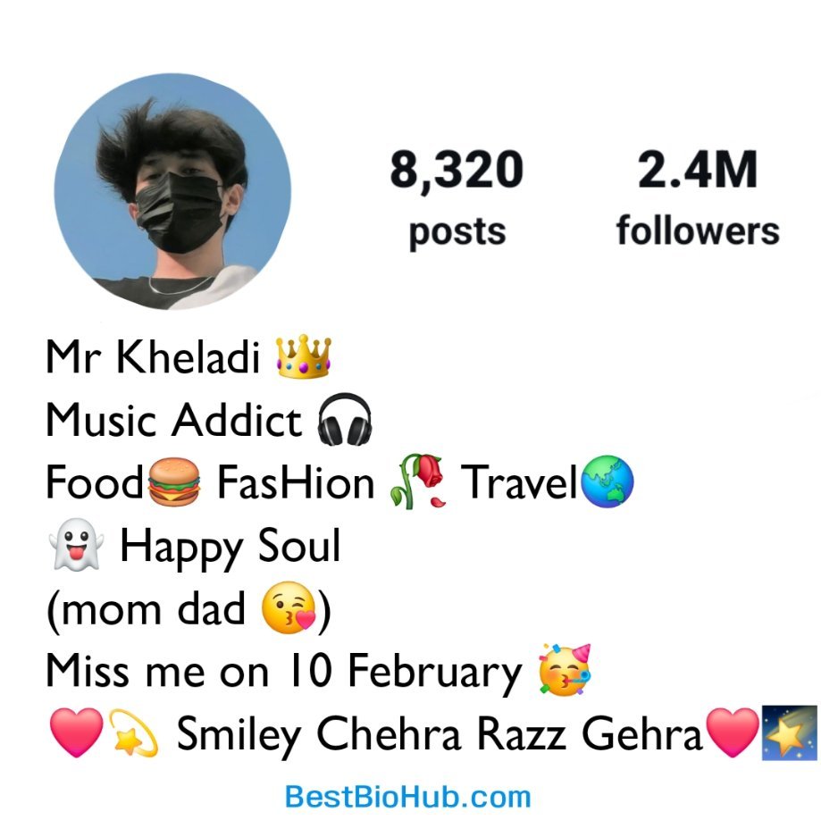 Instagram Bio Style For Boys