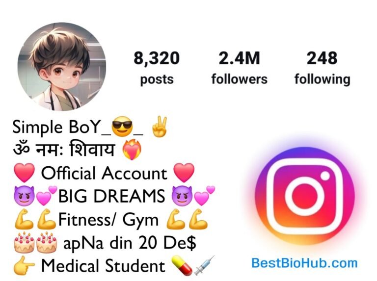 Best Instagram Bio For Medical Student