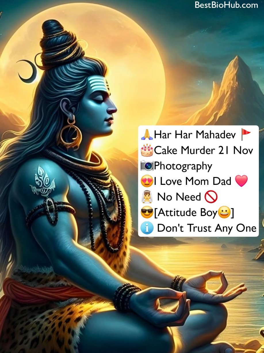 Instagram Bio Mahakal Bhakt