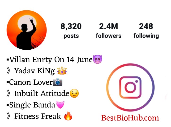 Yadav Bio For Instagram