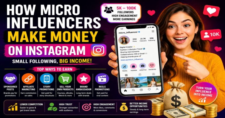 How Micro Influencers Make Money on Instagram